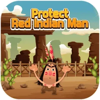 Protect red indian man