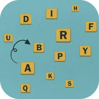 Touch the alphabet in the order